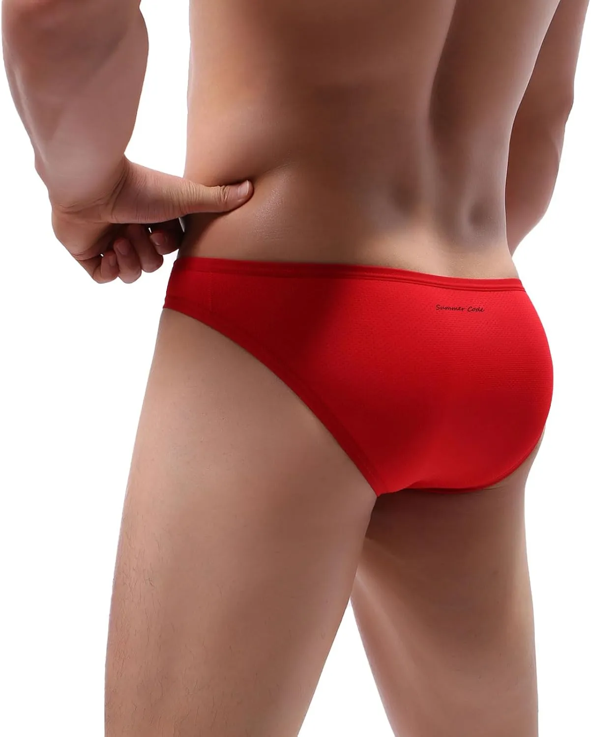 Summer Code Mens Sexy Micro Mesh Briefs Soft Breathable Bulge Pouch Underwear