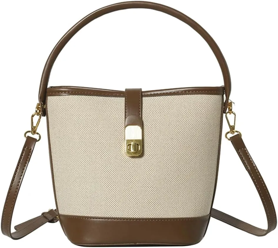 Summer Purses For Women Casual Crossbody Bags Small Bucket Bag Handbag Shoulder Bag Simple Purse Top Handle Travel Gift 2024