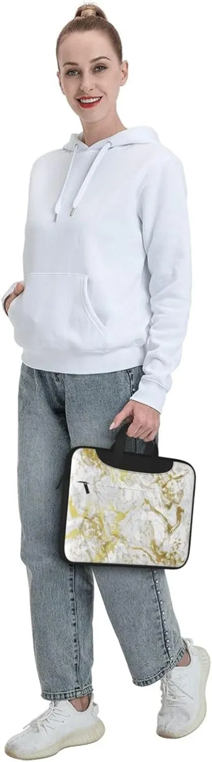 Sun And Palm Trees Laptop Bag Classic Slim Briefcase Messenger Bag, Spacious, Ergonomic