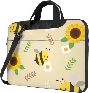 Sunflowers Laptop Bag Classic Slim Briefcase Messenger Bag, Spacious, Ergonomic