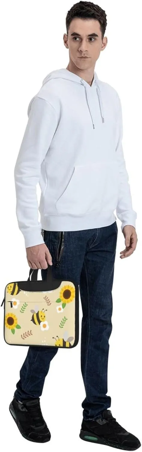 Sunflowers Laptop Bag Classic Slim Briefcase Messenger Bag, Spacious, Ergonomic