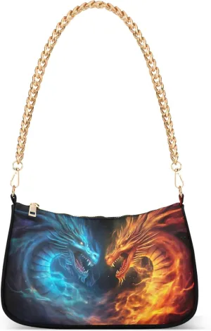 Sunflowers Tie Dye Leopard Print Cute Purses Women Small Hobo Bag Women Small Handbags Chain Cute Shoulder Bags