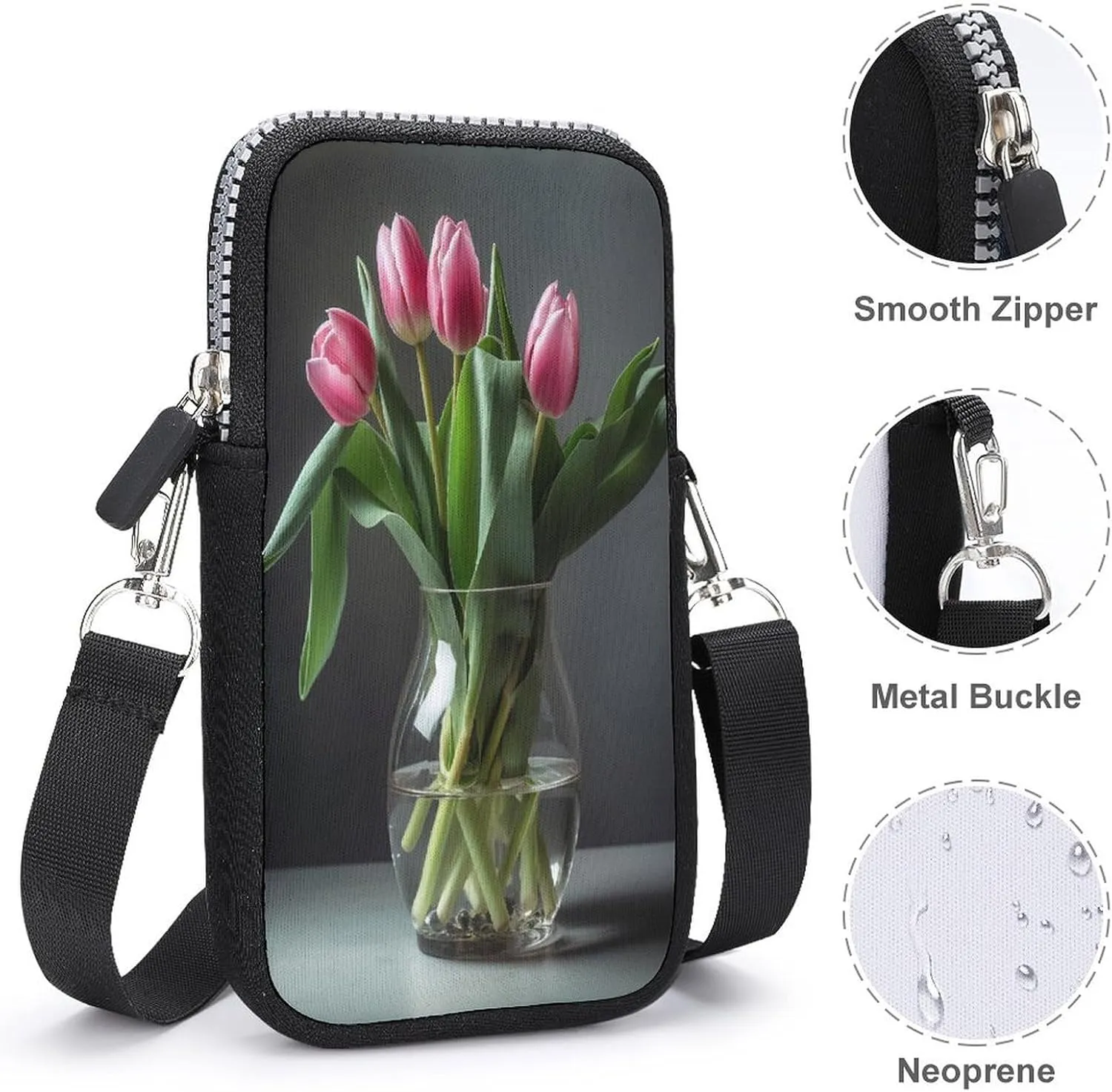 Sunny Arch Small Crossbody Bag for Women,Lightweight Mini Shoulder Bag Wallet Cell Phone Purse For Running,Travel,Commuting