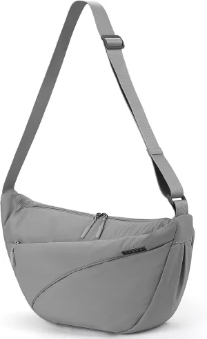 SUNUP Crossbody Bag for Women Men, Large Crescent Bag, Lightweight Sling Cross body Bags for Daily Use