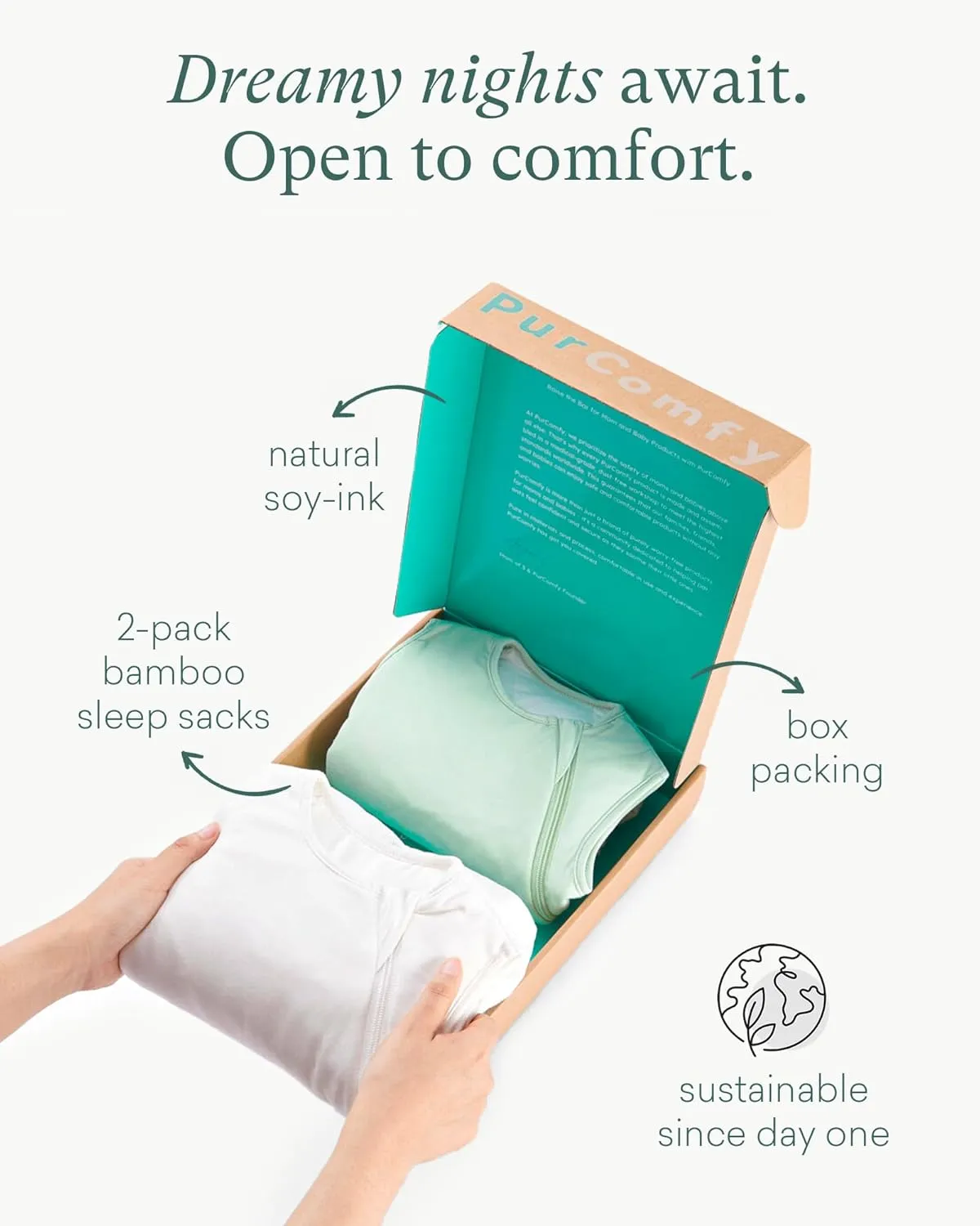 Supersoft Sleep Sack 0.5 TOG, Premium Bamboo Viscose Sleeping Bag Thin Baby Wearable Blanket 2-Way Zipper Sleep Sack