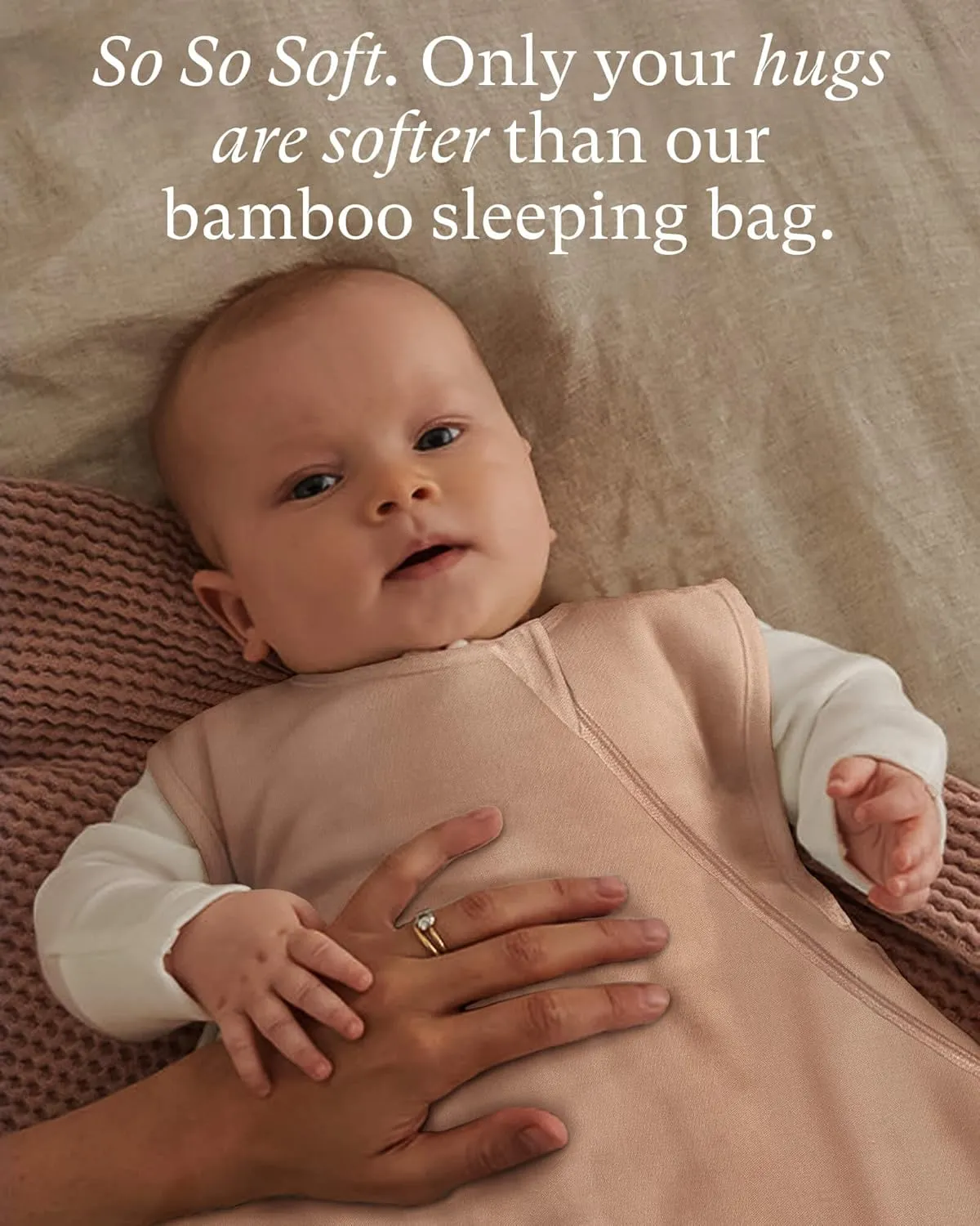 Supersoft Sleep Sack 0.5 TOG, Premium Bamboo Viscose Sleeping Bag Thin Baby Wearable Blanket 2-Way Zipper Sleep Sack