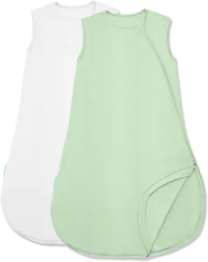 Supersoft Sleep Sack 0.5 TOG, Premium Bamboo Viscose Sleeping Bag Thin Baby Wearable Blanket 2-Way Zipper Sleep Sack