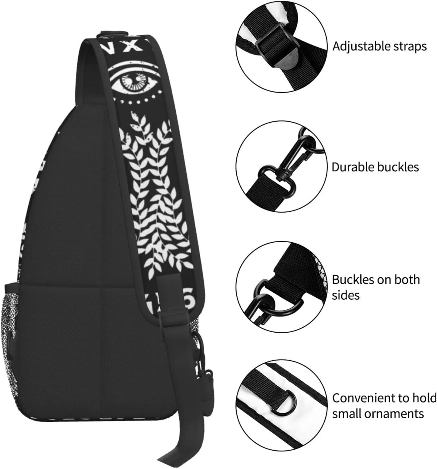 Sweet Tang Vintage Skull Dangerous Magical Game Backpack, Black, 15.3"L x 7.5"H x 3.5"W