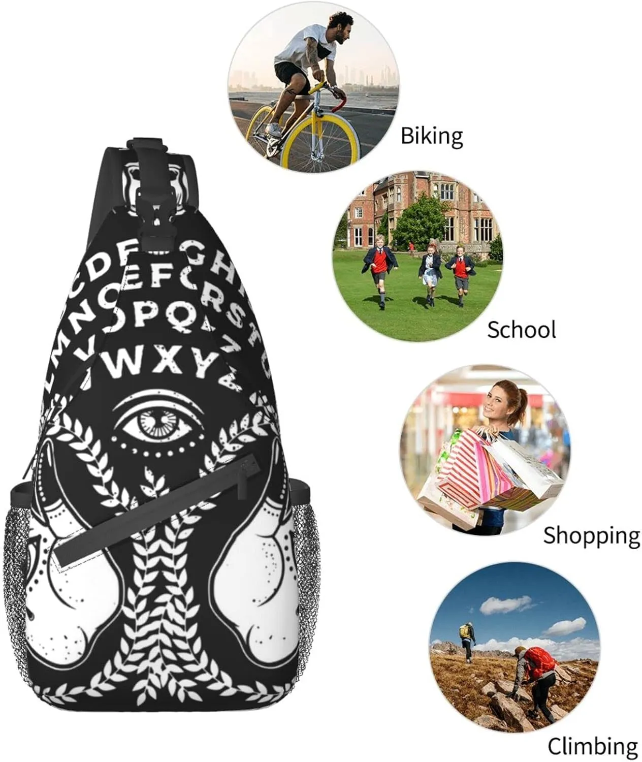 Sweet Tang Vintage Skull Dangerous Magical Game Backpack, Black, 15.3"L x 7.5"H x 3.5"W