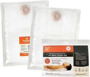 Tiger Tail DrySoak Hot Water Therapy Bags, Small (1 Gallon) - 2 Pack, Made in USA (Sister Brand Fomentek)