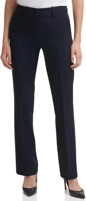 Tommy Hilfiger Women's Dress Pants – Straight-legged Trousers With Elastic Waist