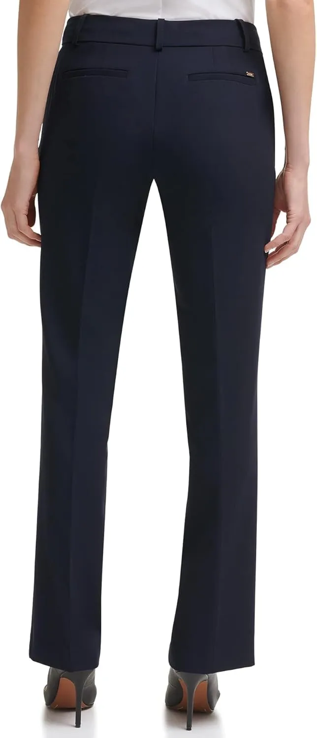Tommy Hilfiger Women's Dress Pants – Straight-legged Trousers With Elastic Waist