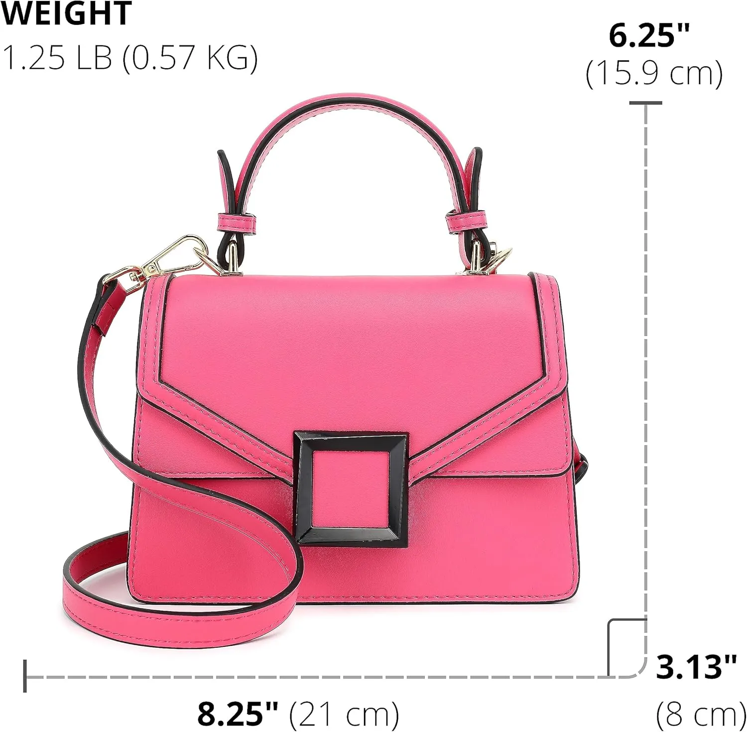 Top Handle Satchel Handbag H2086