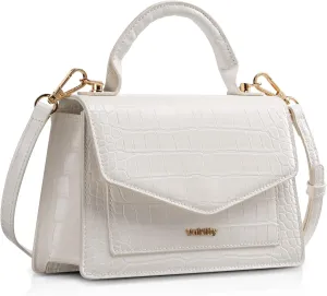 Top handle Satchel Purses Handbags for Women, Small Crossbody Bag with Convertible Strap, Trendy Shoulder Purse