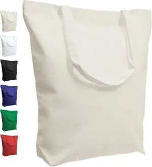 TOPDesign 2 | 6 | 12 Pack Super Strong Large 17.5"x16.5"x5" 10oz Cotton Canvas Tote, Reusable Grocery Shopping Bag, Blank Natural Bags for Crafts, DIY Your Creative Designs (Pack of 2)