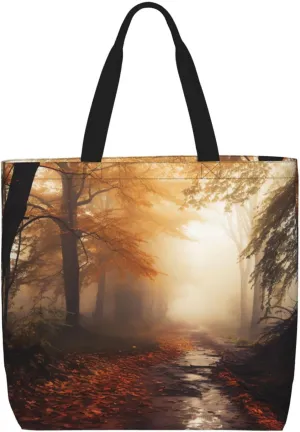 Tote Bag for Women Grocery Bag Reusable Shopping Bag Blooming flowers Handbag Foldable Shoulder Bag