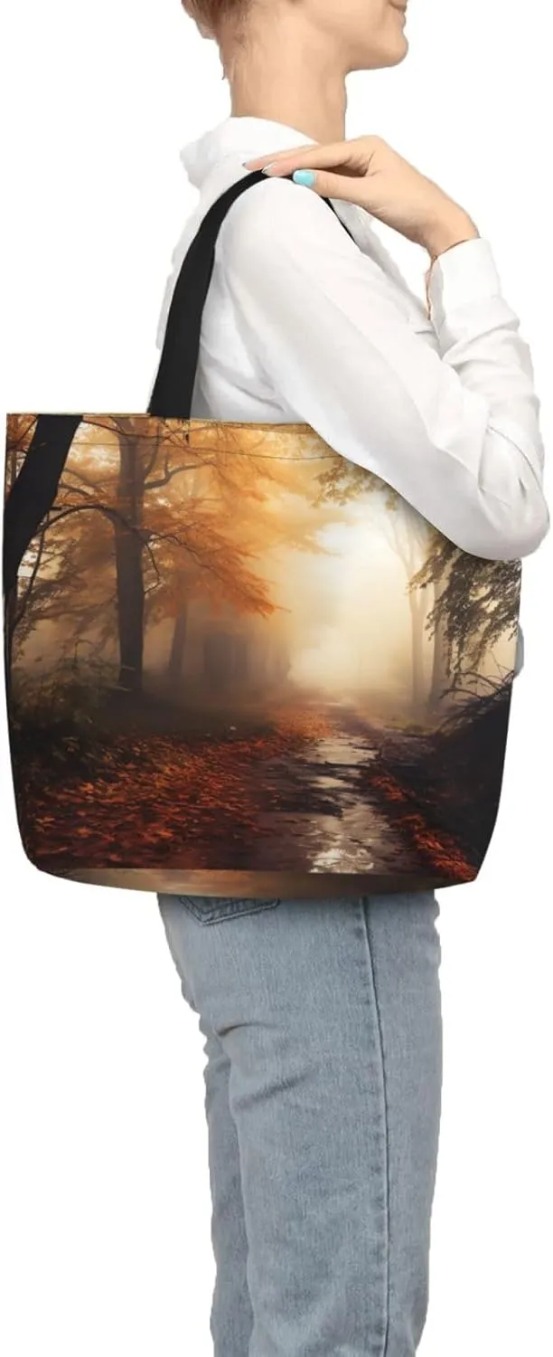 Tote Bag for Women Grocery Bag Reusable Shopping Bag Blooming flowers Handbag Foldable Shoulder Bag