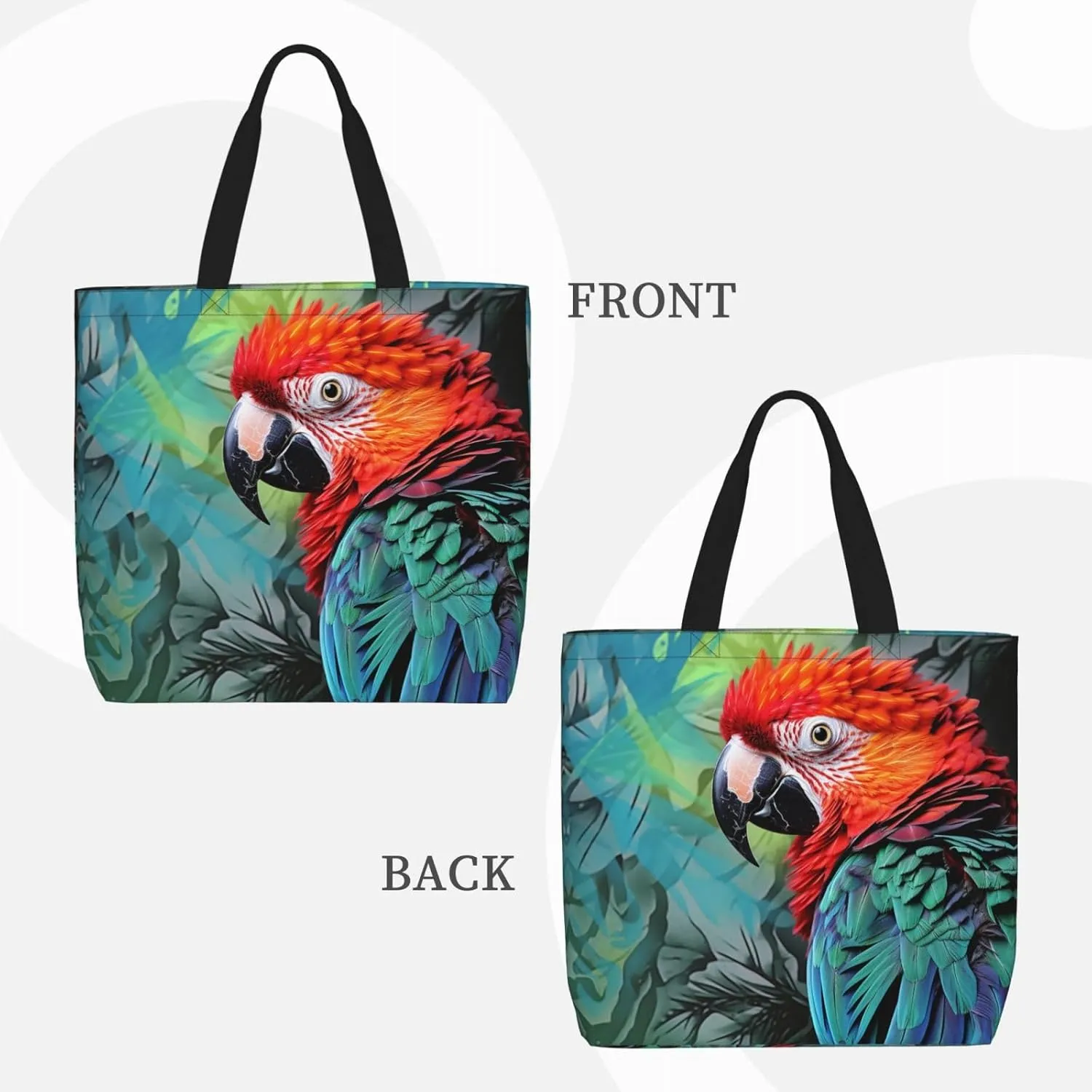 Tote Bag for Women Grocery Bag Reusable Shopping Bag Colorful Heart Tree Handbag Foldable Shoulder Bag