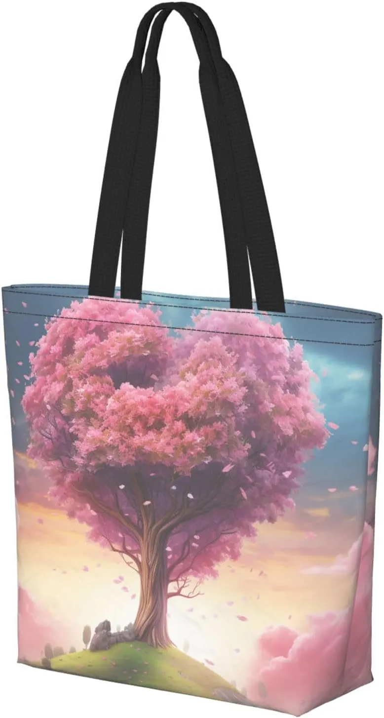 Tote Bag for Women Grocery Bag Reusable Shopping Bag Colorful parrot Handbag Foldable Shoulder Bag