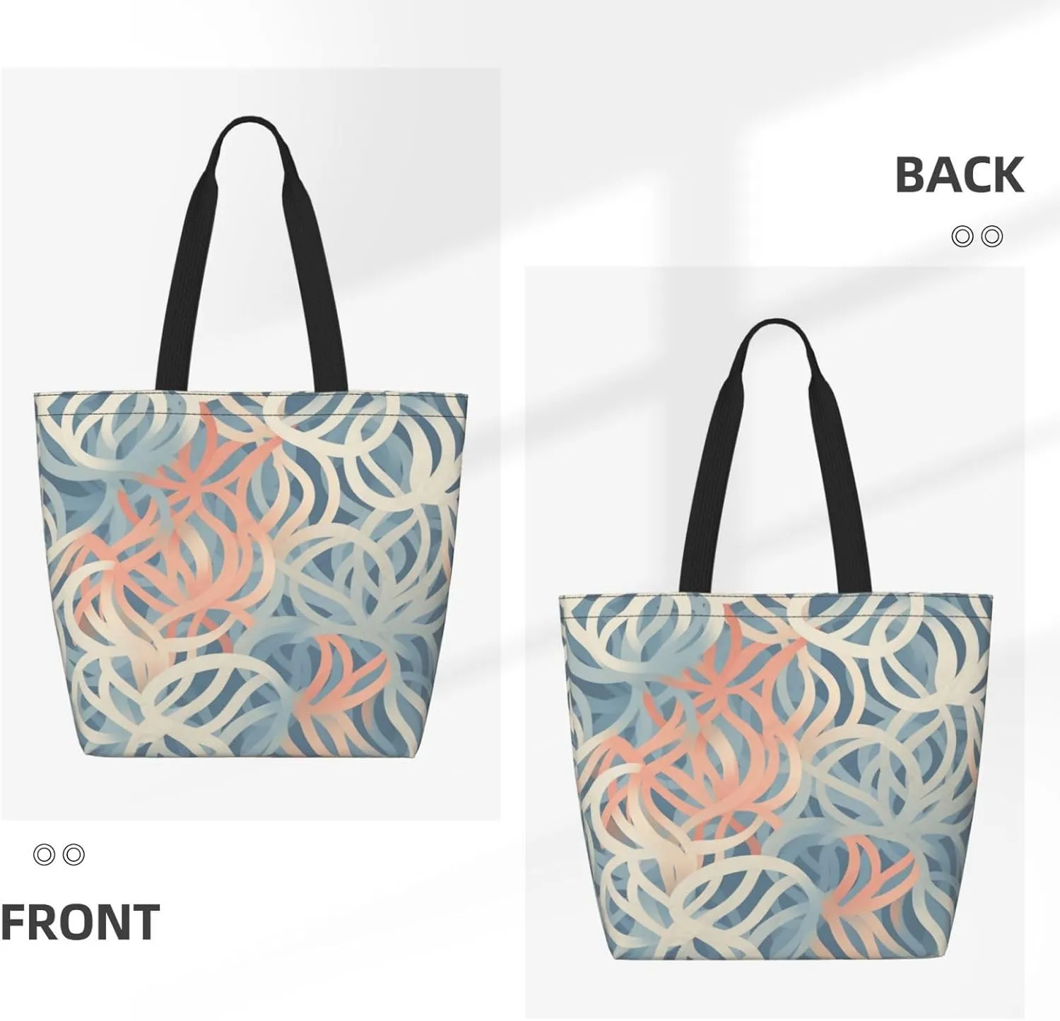 Tote Bag for Women Grocery Bag Reusable Shopping Bag Country lifestyle Handbag Foldable Shoulder Bag