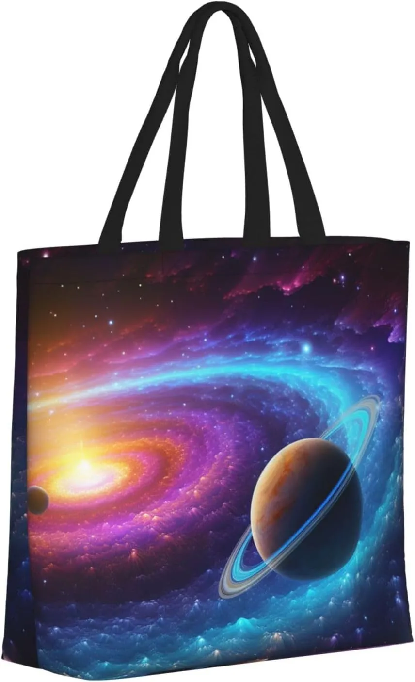 Tote Bag for Women Grocery Bag Reusable Shopping Bag Cute Sunflower and Butterfly Handbag Foldable Shoulder Bag