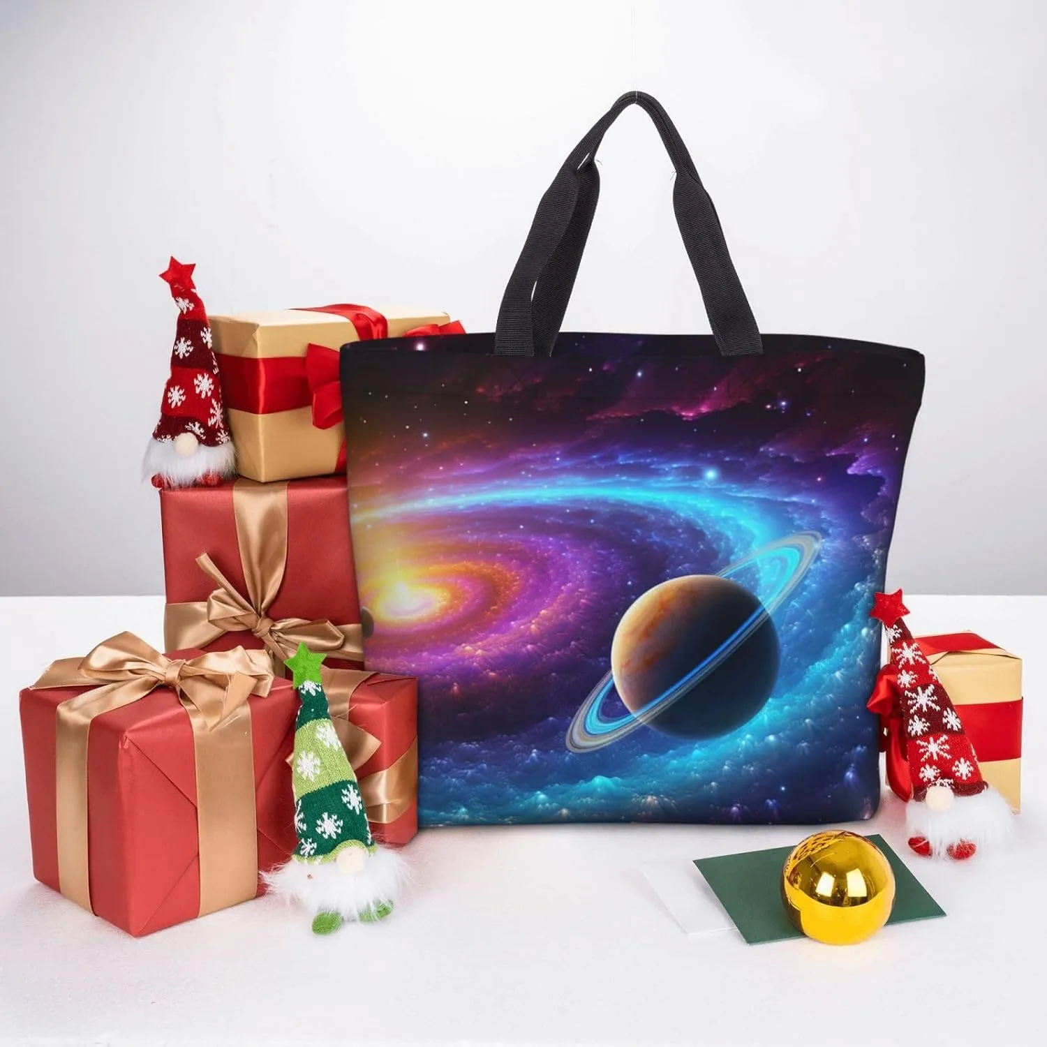 Tote Bag for Women Grocery Bag Reusable Shopping Bag Cute Sunflower and Butterfly Handbag Foldable Shoulder Bag
