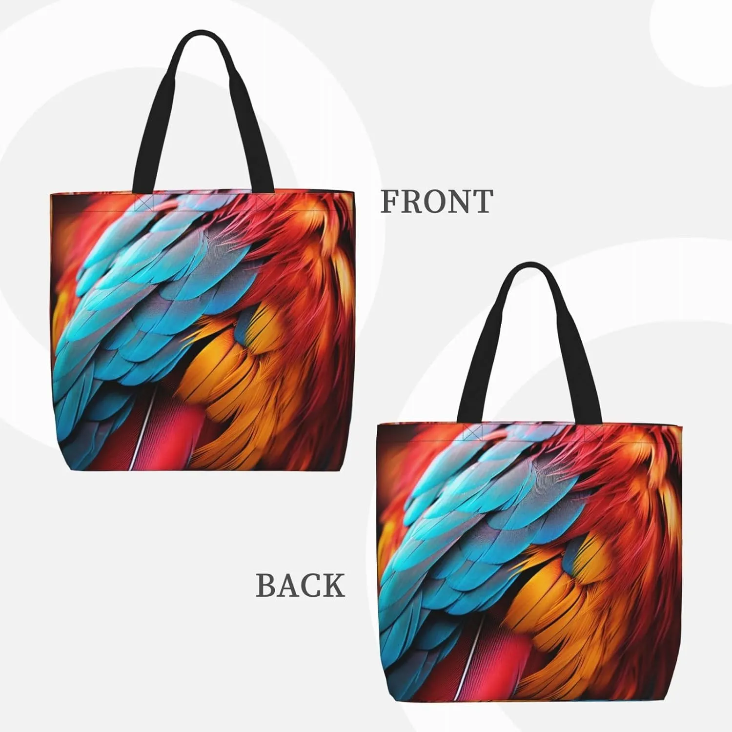 Tote Bag for Women Grocery Bag Reusable Shopping Bag Divided Sea Pathway Handbag Foldable Shoulder Bag