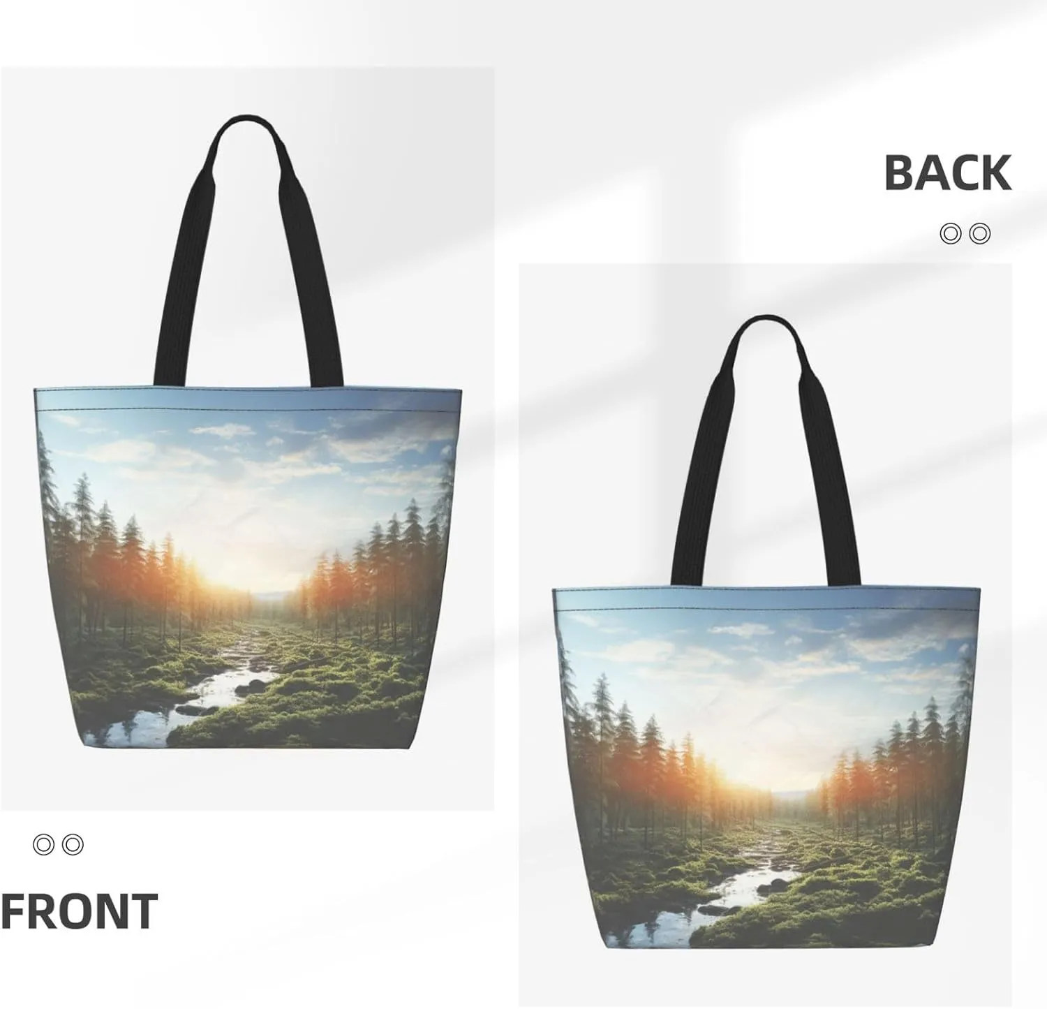 Tote Bag for Women Grocery Bag Reusable Shopping Bag Math question Handbag Foldable Shoulder Bag
