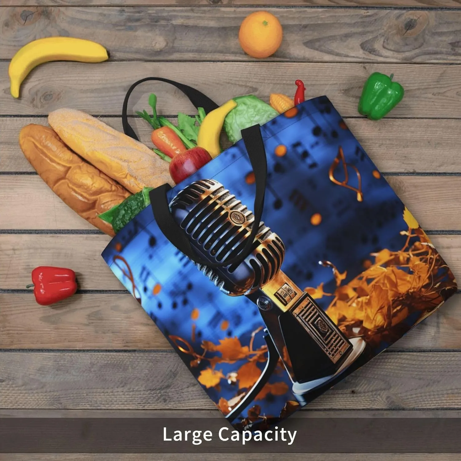 Tote Bag for Women Grocery Bag Reusable Shopping Bag Nebula Desert Monument Handbag Foldable Shoulder Bag