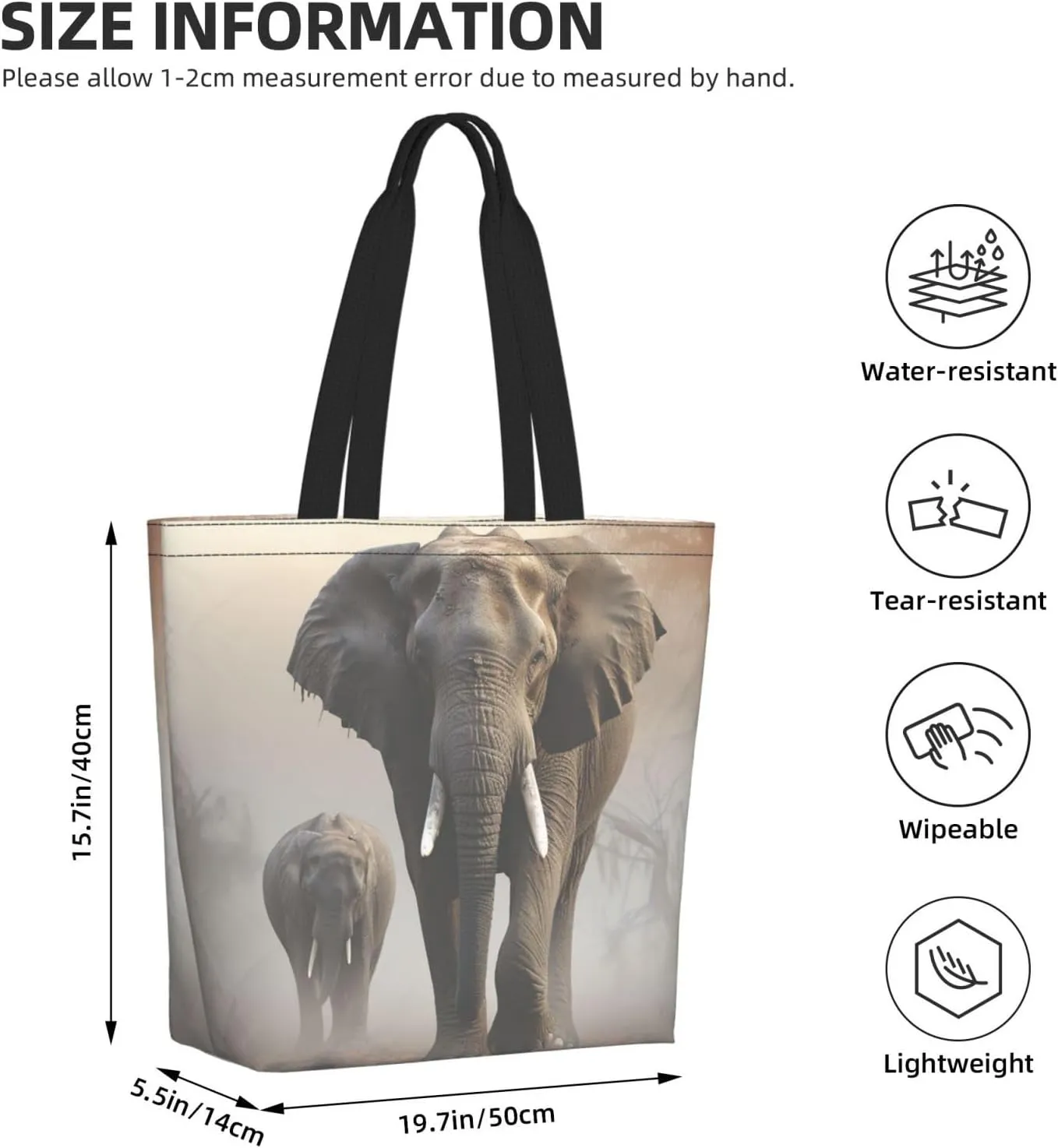 Tote Bag for Women Grocery Bag Reusable Shopping Bag Nebula Desert Monument Handbag Foldable Shoulder Bag