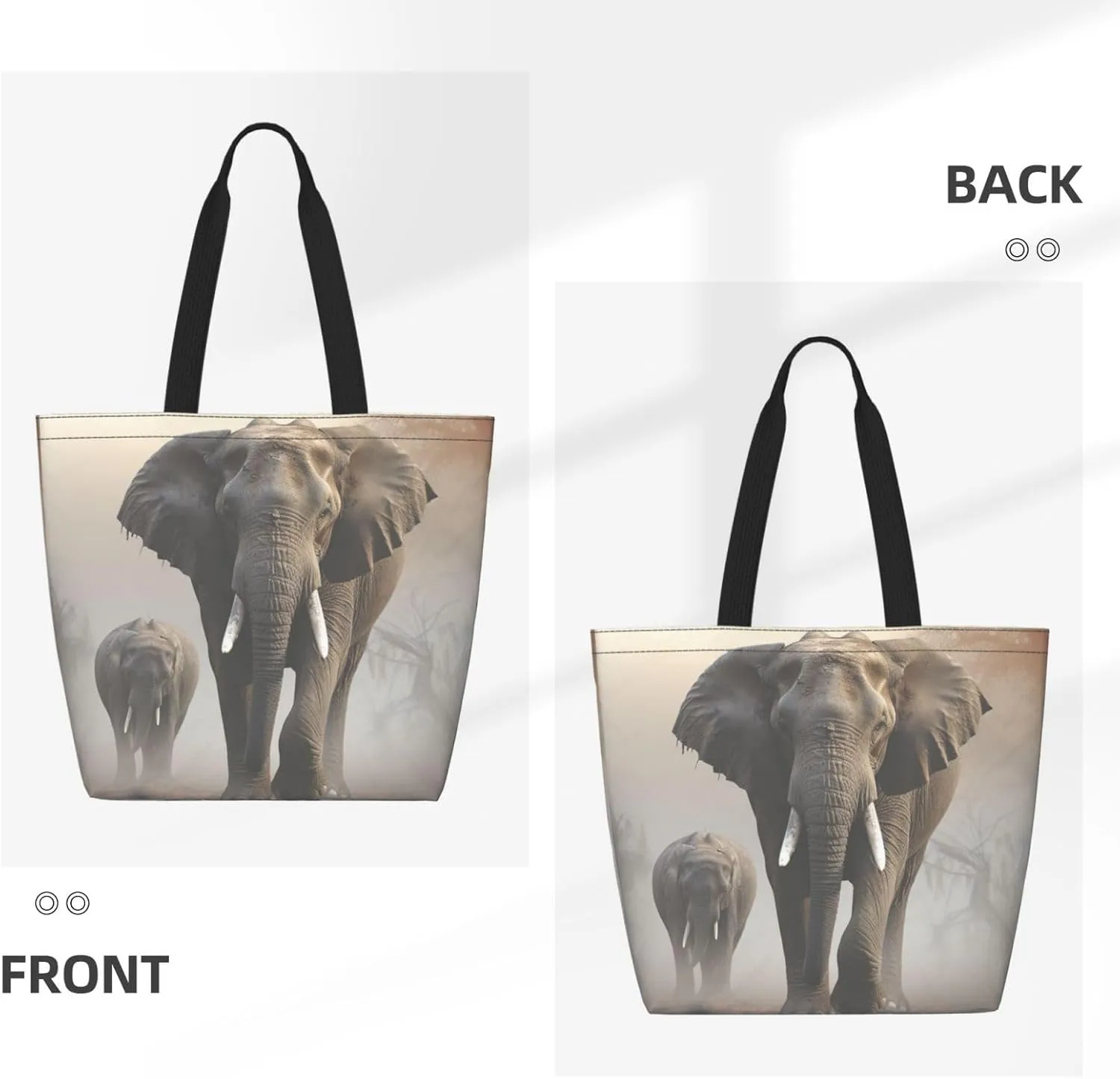 Tote Bag for Women Grocery Bag Reusable Shopping Bag Nebula Desert Monument Handbag Foldable Shoulder Bag