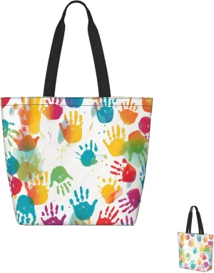 Tote Bag for Women Grocery Bag Reusable Shopping Bag Nebula Desert Monument Handbag Foldable Shoulder Bag