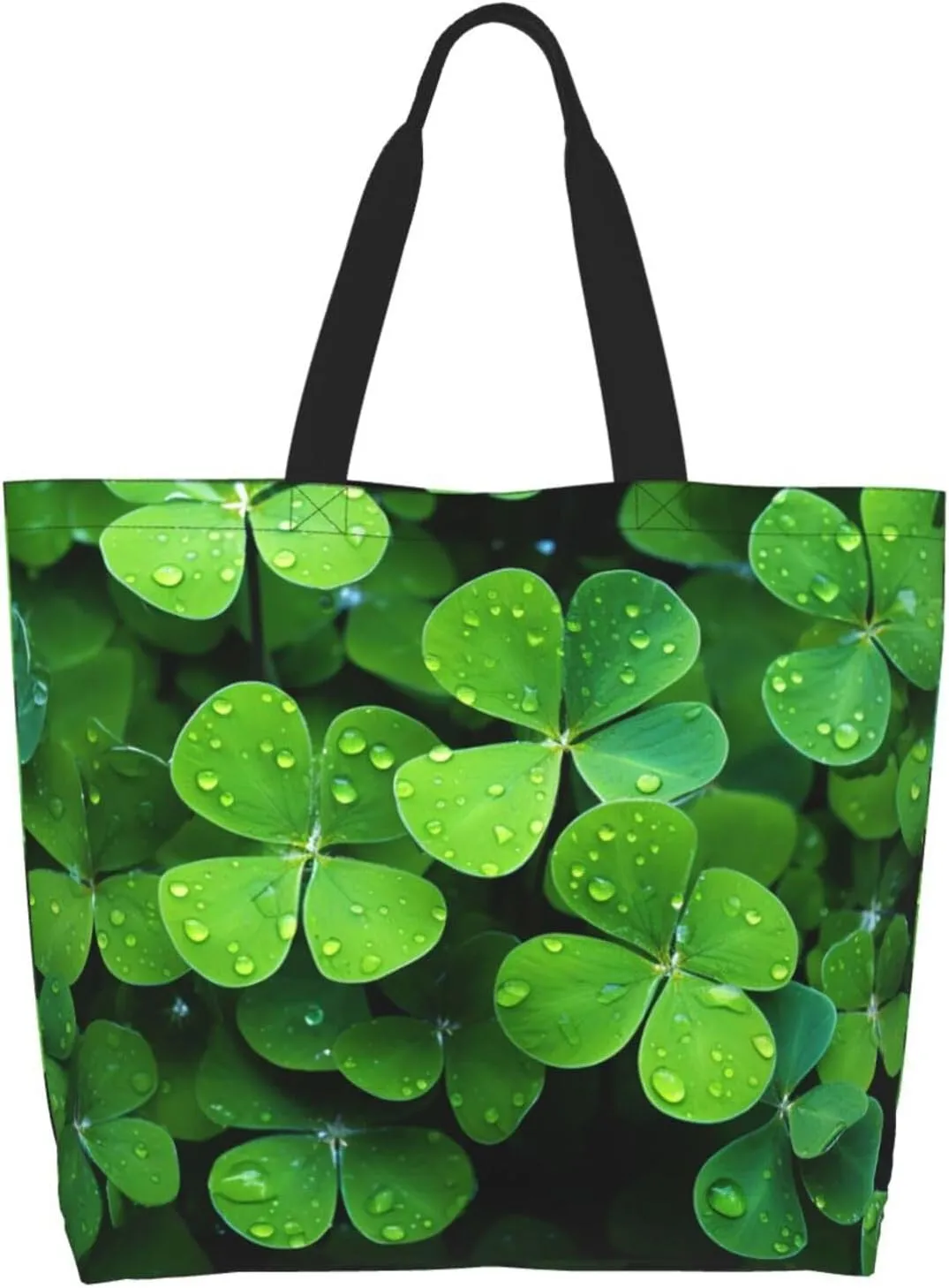 Tote Bag for Women Grocery Bag Reusable Shopping Bag Orange Flower Handbag Foldable Shoulder Bag
