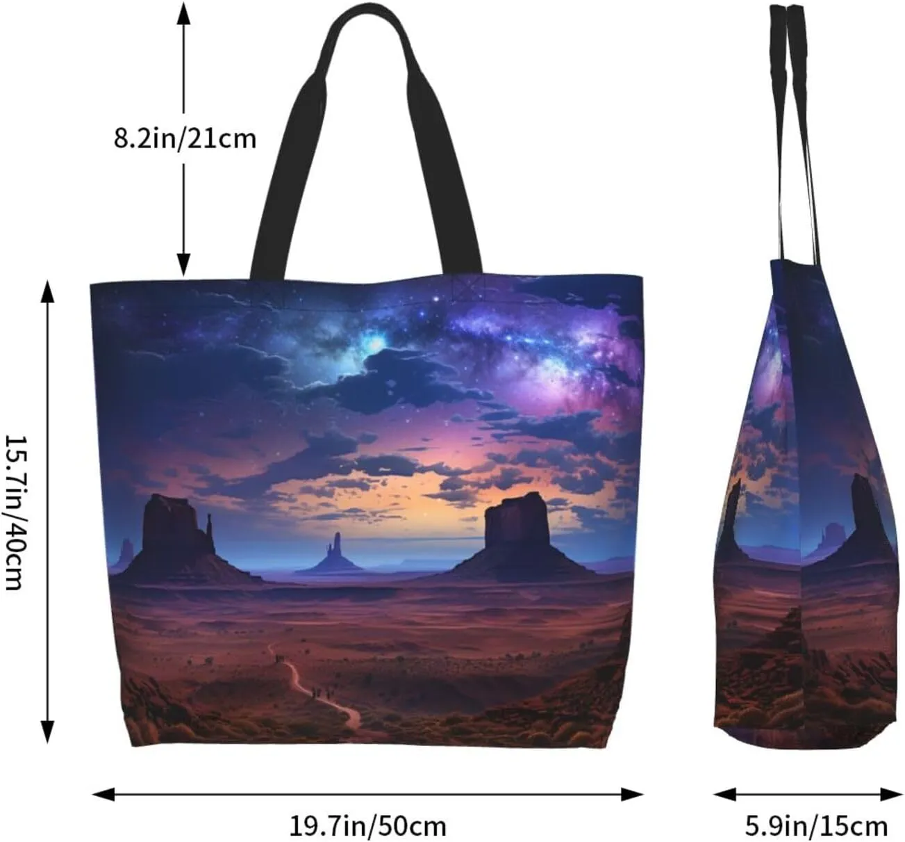 Tote Bag for Women Grocery Bag Reusable Shopping Bag Orange Flower Handbag Foldable Shoulder Bag