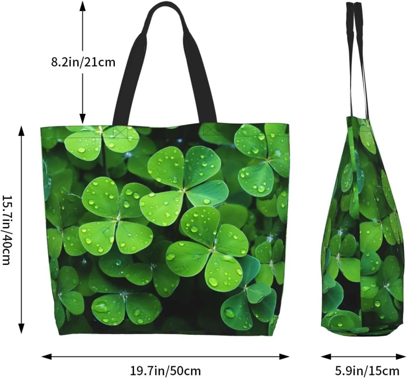 Tote Bag for Women Grocery Bag Reusable Shopping Bag Orange Flower Handbag Foldable Shoulder Bag