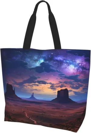 Tote Bag for Women Grocery Bag Reusable Shopping Bag Orange Flower Handbag Foldable Shoulder Bag