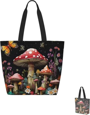 Tote Bag for Women Grocery Bag Reusable Shopping Bag Paint colors Handbag Foldable Shoulder Bag