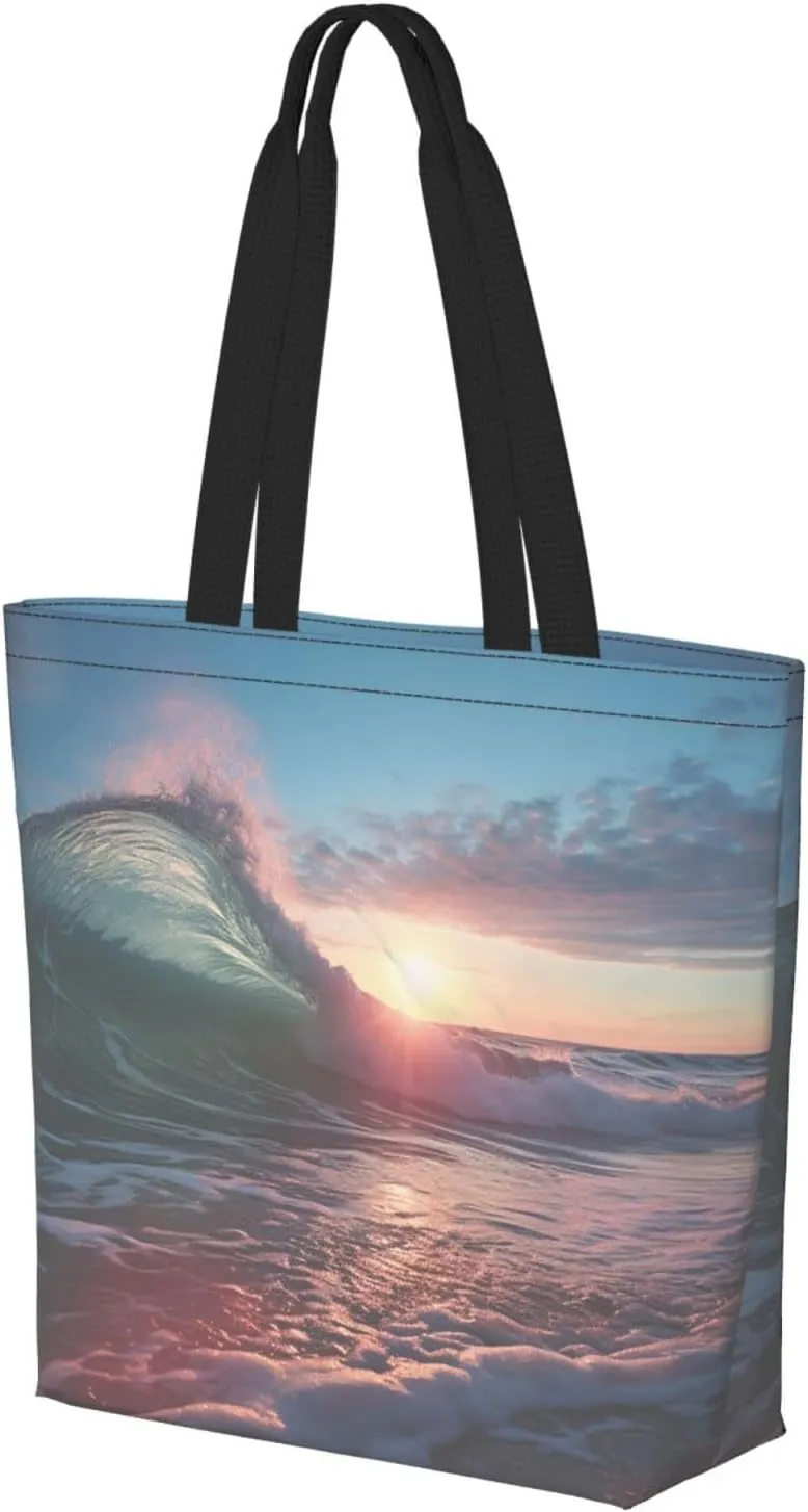Tote Bag for Women Grocery Bag Reusable Shopping Bag Plaid Handbag Foldable Shoulder Bag