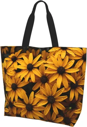 Tote Bag for Women Grocery Bag Reusable Shopping Bag Succulent Plant Handbag Foldable Shoulder Bag