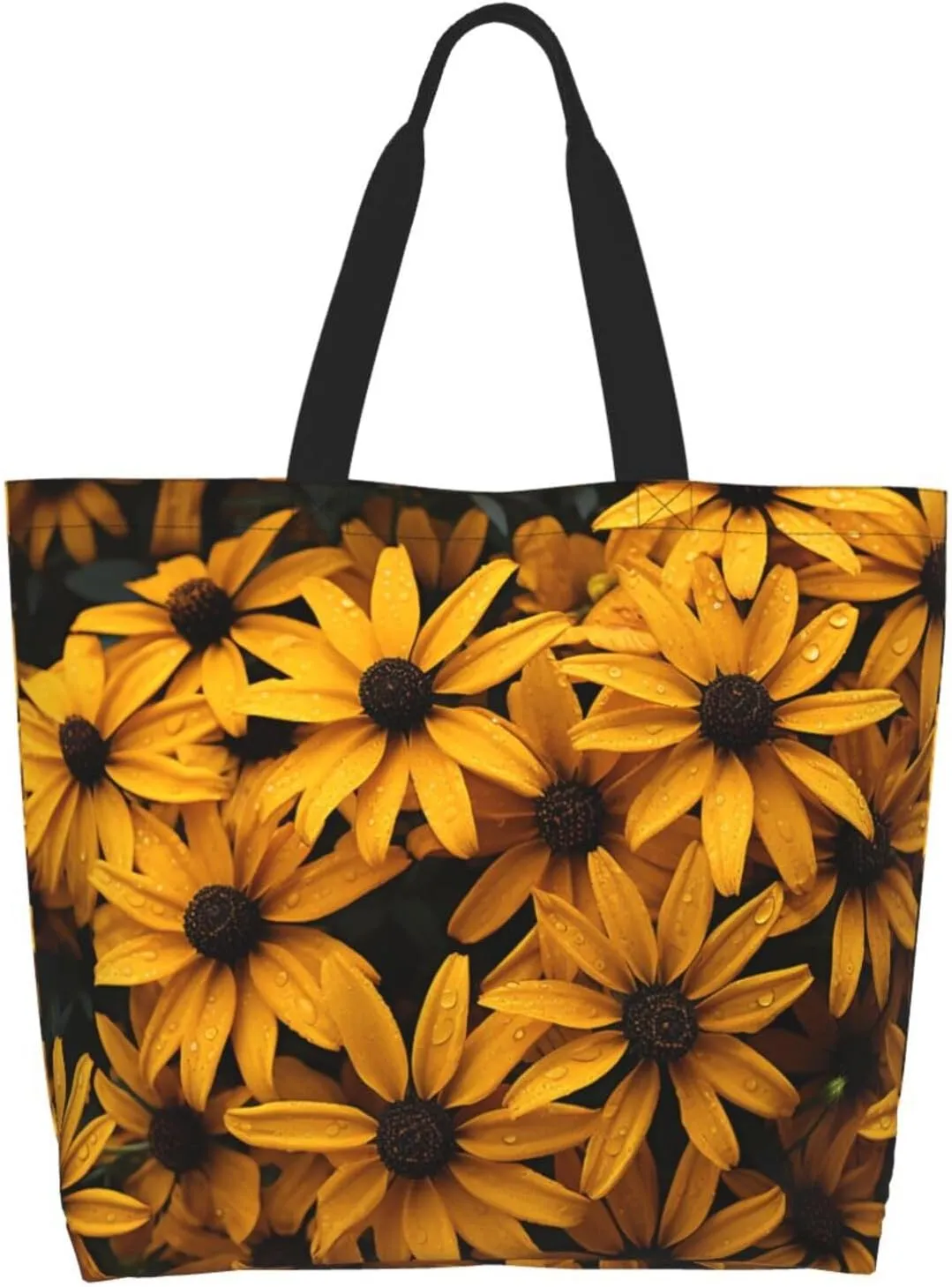 Tote Bag for Women Grocery Bag Reusable Shopping Bag Succulent Plant Handbag Foldable Shoulder Bag
