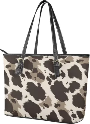 Tote Bag for Women PU Leather Folk Floral Top Handle Satchel Bags Zipper, Mexican Ethnic Large Handbag Shoulder Bag