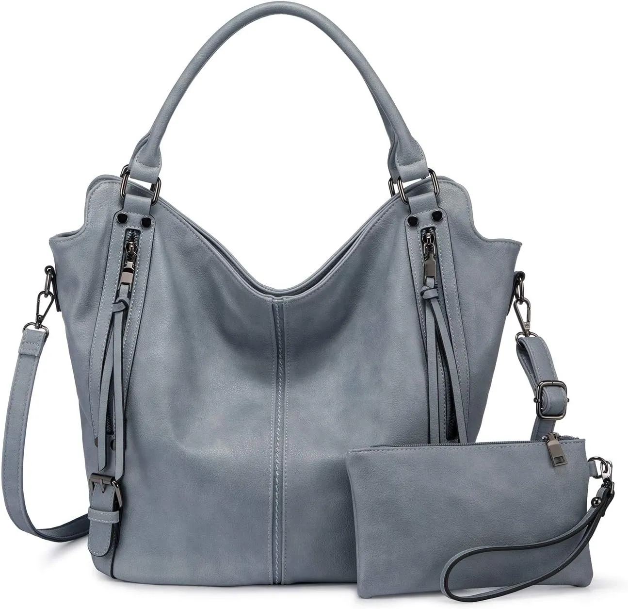 Tote Bag for Women PU Leather Shoulder Bags Fashion Hobo Bags Large Purse and Handbags with Adjustable Shoulder Strap