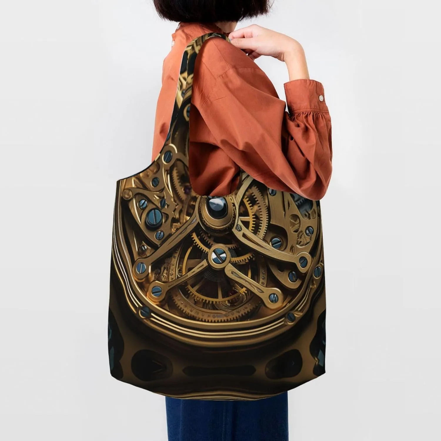 Tote Bag for Women Reusable Grocery Bag Canvas Shopping Bag Country lifestyle Handbag Foldable Shoulder Bag