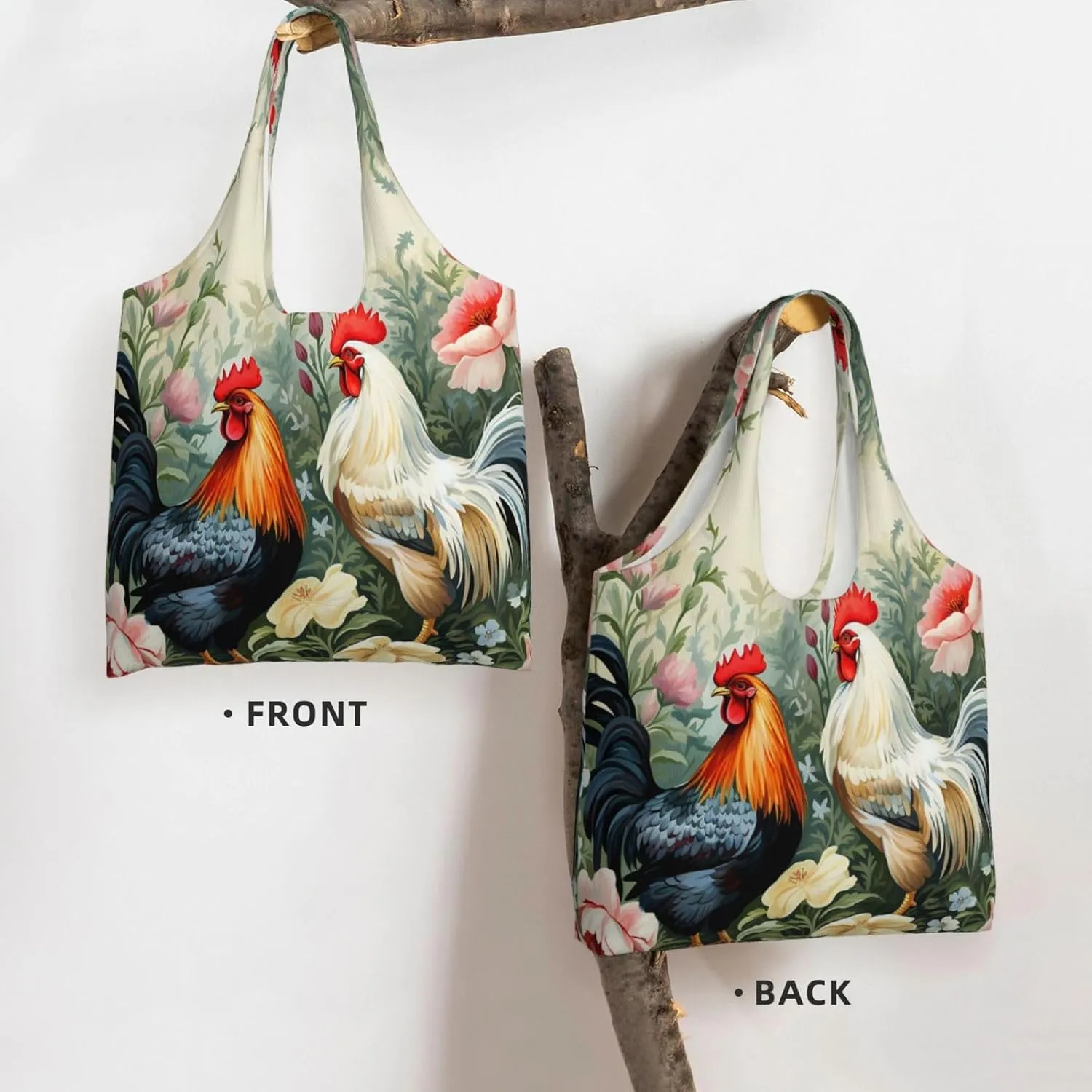 Tote Bag for Women Reusable Grocery Bag Canvas Shopping Bag Starry sky butterfly Handbag Foldable Shoulder Bag