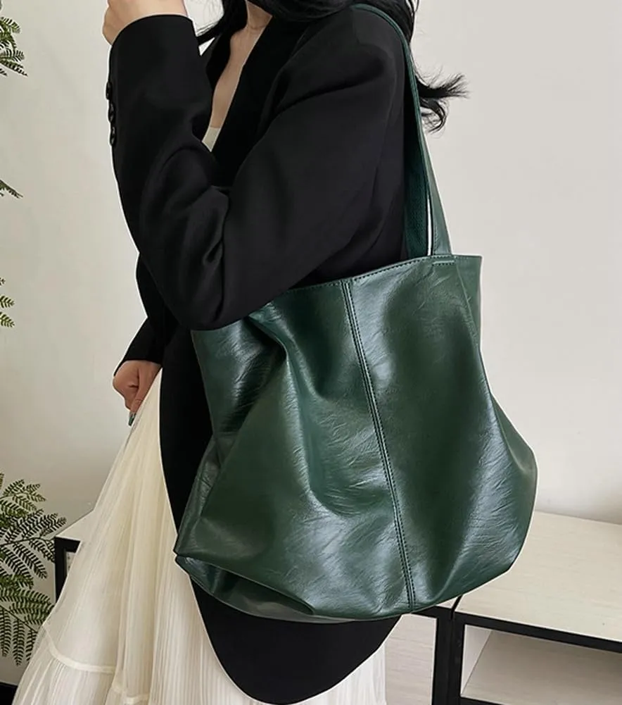 Tote Bag for Women Vegan Leather Hobo Bag Large Shoulder Bag Handbag Work Satchel Purse Travel
