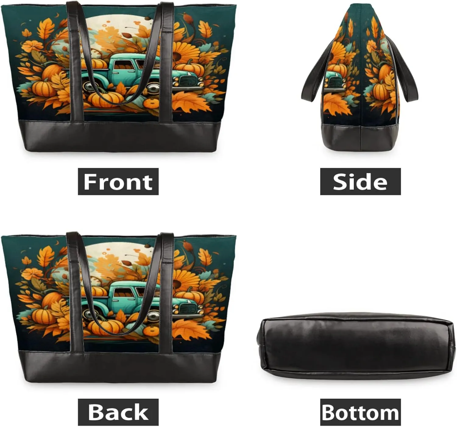 Tote Bag for Women with Zipper, Laptop Tote Bags Laptop Sleeve Case Shoulder Bag Messenger Bags