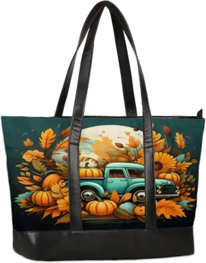 Tote Bag for Women with Zipper, Laptop Tote Bags Laptop Sleeve Case Shoulder Bag Messenger Bags