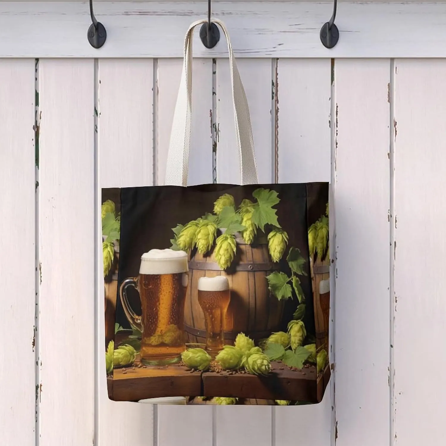 Tote Bag Laptop Handbag Bird Parrot Painting Grocery Bag Canvas Shoulder Bag Crossbody Bag for Travel