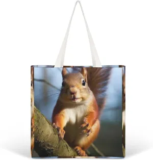 Tote Bag Laptop Handbag The Silent Monkey Grocery Bag Canvas Shoulder Bag Crossbody Bag for Travel