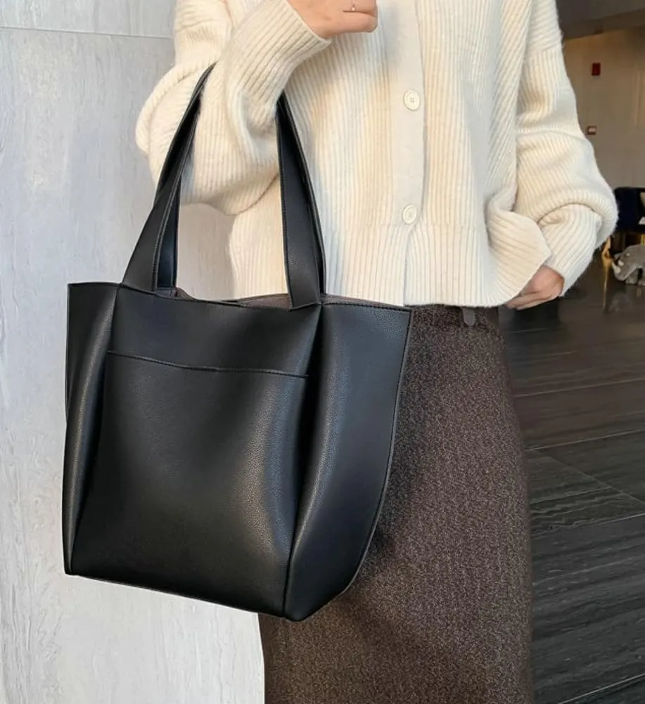 Tote Bags for Women Soft Vegan Leather Shoulder Handbag Slouchy Hobo Purses Large Top Handle Handbags 2024